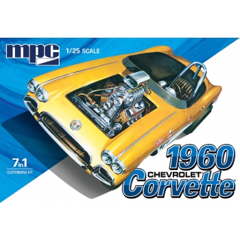 Plastikmodell – 1:25 1960 Chevy Corvette 7-in-1-Auto – MPC1002